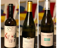 A versatilidade da Chardonnay em D.O. distintas – degustação